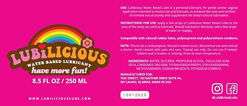 Miniatura 6 de Lubilicious lubricante a base de agua para parejas lubricante personal para sexo él y ella  placer de base de agua lubricante sexual  lubricación a