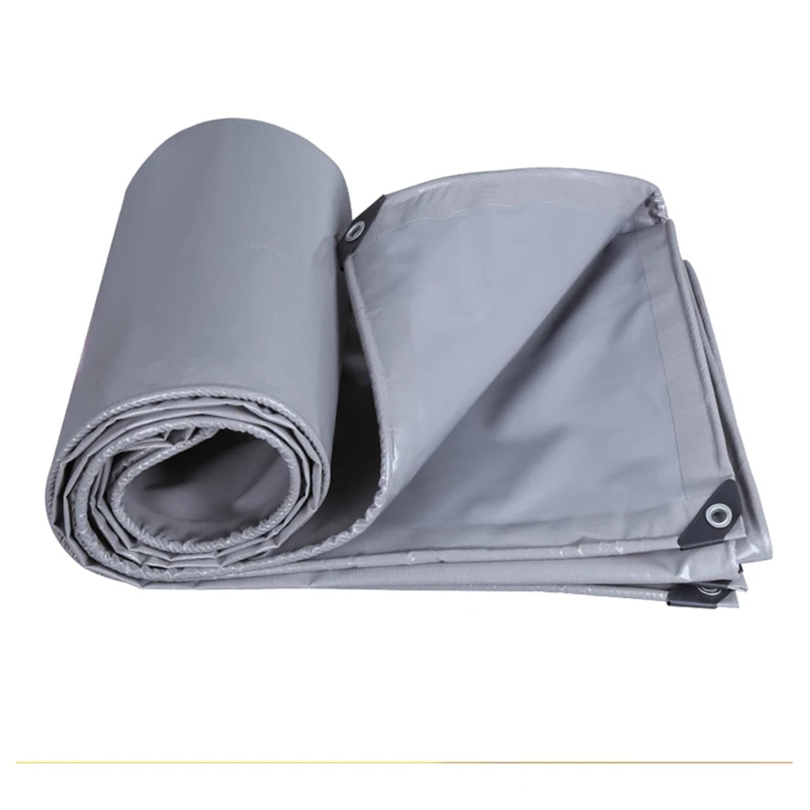 GJZQDKX Heavy Duty Waterproof Tarps 500GSM PVC Tarpaulin for Camping Tent Groundsheet Gazebo Canopy Awnings -Light Grey 3x8m Outdoor Protection and Covering Solutions