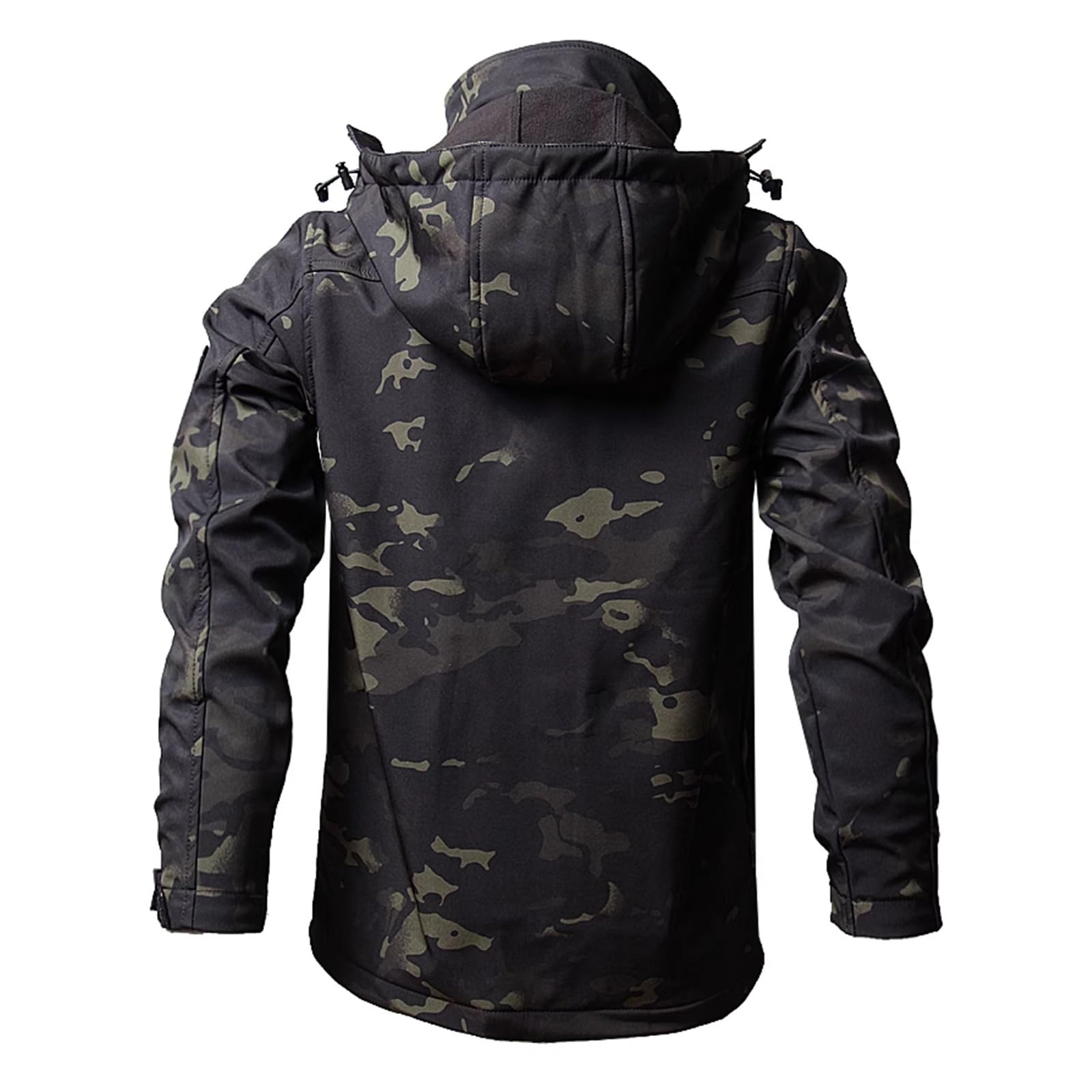 Completo Da Sci Invernale Mimetico Con Cappuccio Caldo E Impermeabile Per Uomo, Tuta Da Snowboard Casual Alla Moda Spessa Calda Antivento, Per Altre Attività Invernali All'aperto