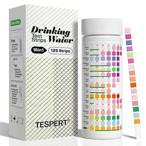 Water Testing Kits for Drinking Water 125 Strips 16 in 1 Well and
