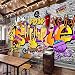 Fotomurales 3D Graffiti Abstracto Murales Pared Papel Pintado Tejido-No Tejido - Decorativos...