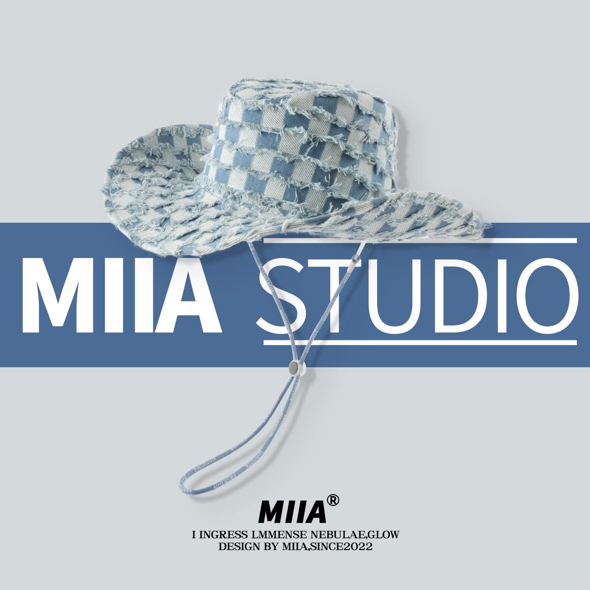 Cute Grunge Cowboy Hat for Women, Y2K Kawaii Trendy Chic Design 80s Grunge Fashion Cap Cowgirl Hat Vintage Western Cowgirl Hat (Plaid)