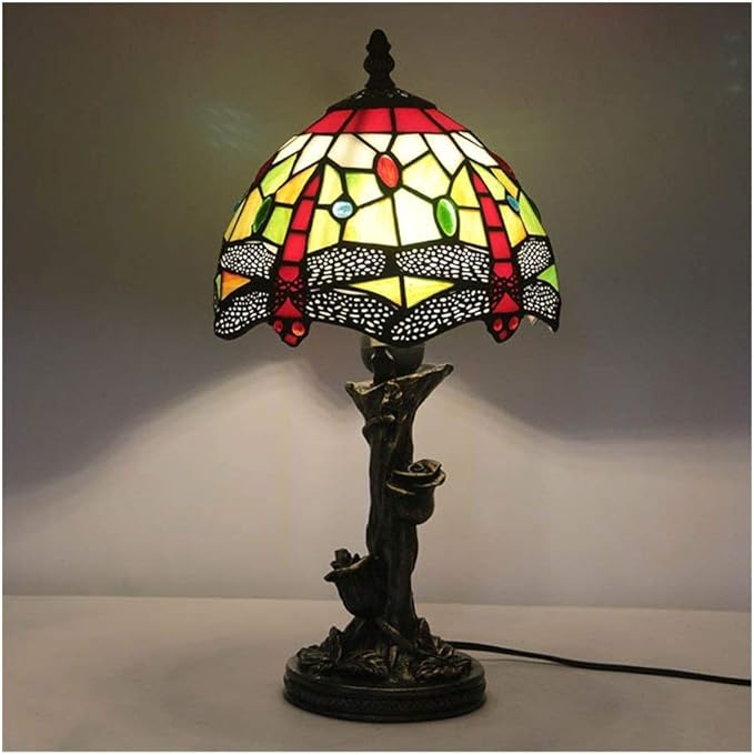 WANWEN Continental Led Hotel Nachtkastje Eye Creatieve Persoonlijkheid Woonkamer Slaapkamer Kantoor Decoratie Tiffany Lampen little surprise photo 3