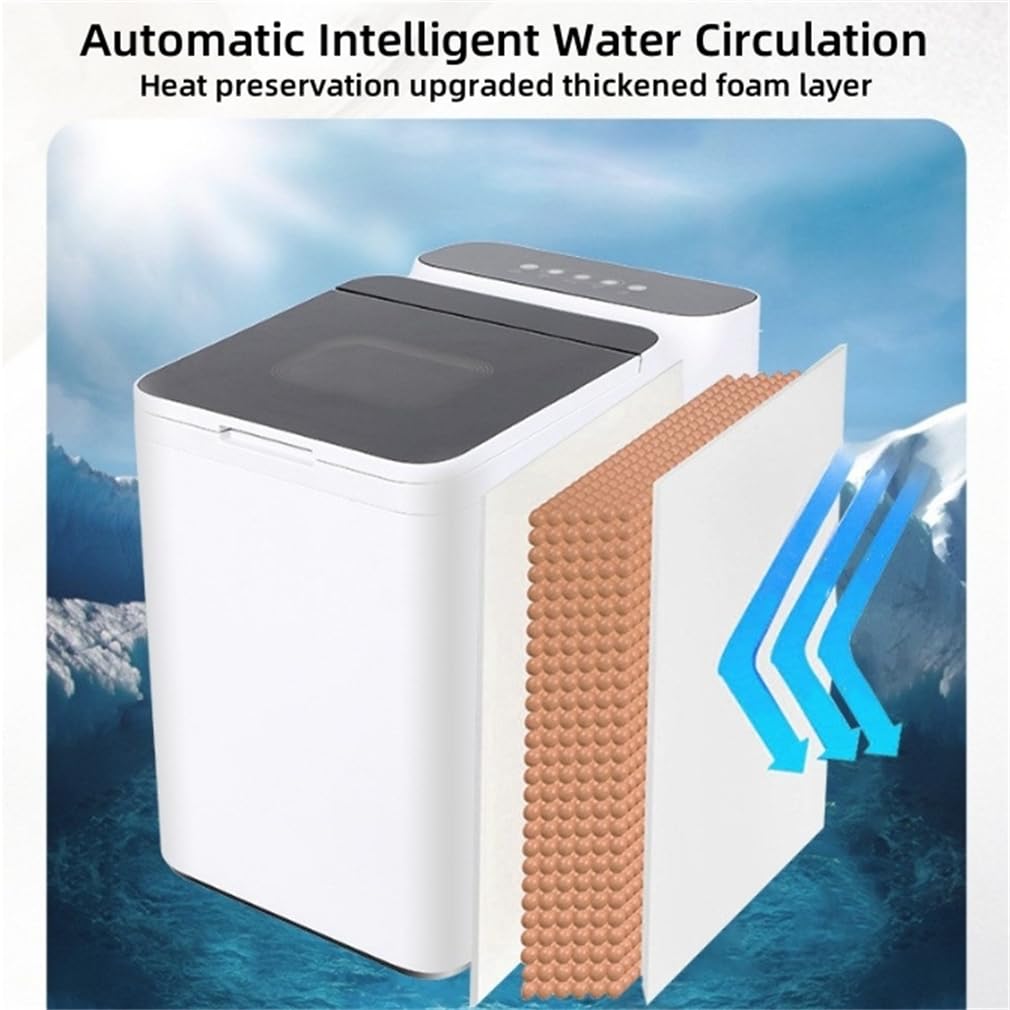 Portable Ice Maker Machine With Self-Cleaning, Portable Ice Machine, Smart Touch Control Ice Cube Size Selection, 30lbs/24h Pellet Ice Maker For Home Kitchen,A on Fridge.com - View 2