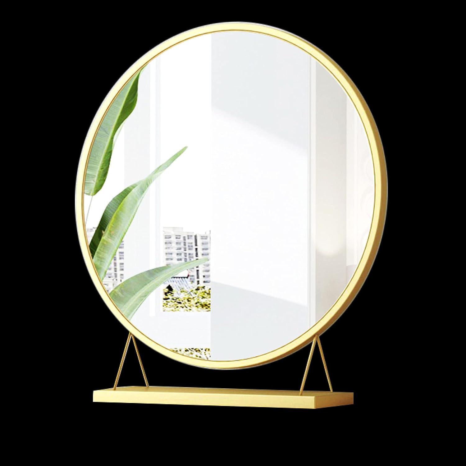 BYETYDFC Free Standing Dressing Table Vanity Mirror 30Cm/40Cm Golden