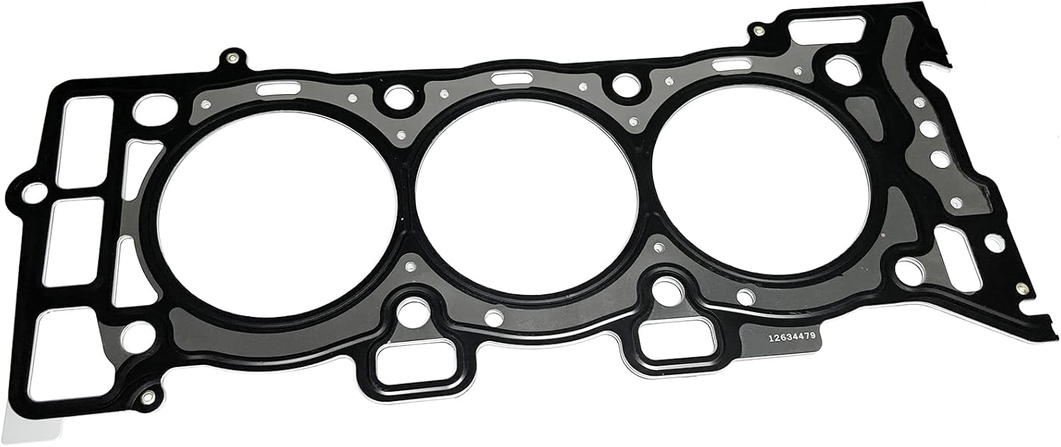 MLS Cylinder Head Gaskets Replacement for Buick Allure Lacrosse Enclave Cadillac CTS SRX Chevrolet Traverse Impala Equinox GMC Acadia 3.6L 217CID V6 DOHC N/A 2004-2017 (2pcs)