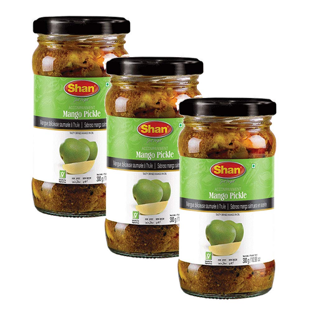 Shan Lemon Pickle 35.27 oz (1000g) - Hot & Spicy Lemons in Oil - Rich Blends of Spices - Perfect Accompaniment to Everyday Meals - Suitable for Vegetarians - Airtight Pet Jar (Pack of 4)