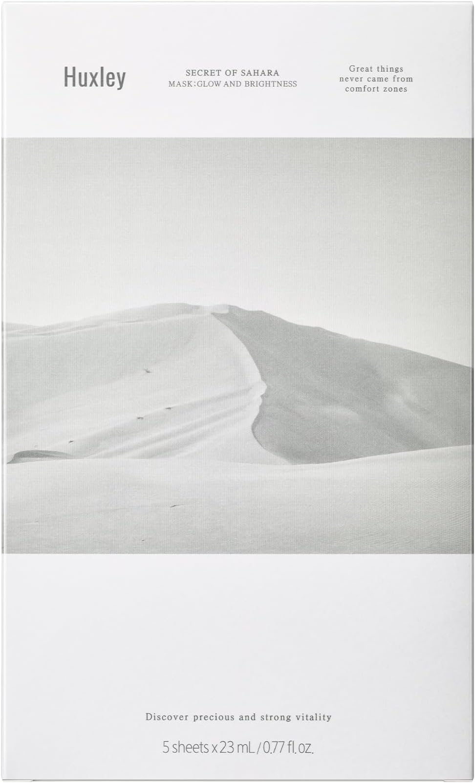 HuxleyMASK ; GLOW AND BRIGHTNESS (5 Sheets)