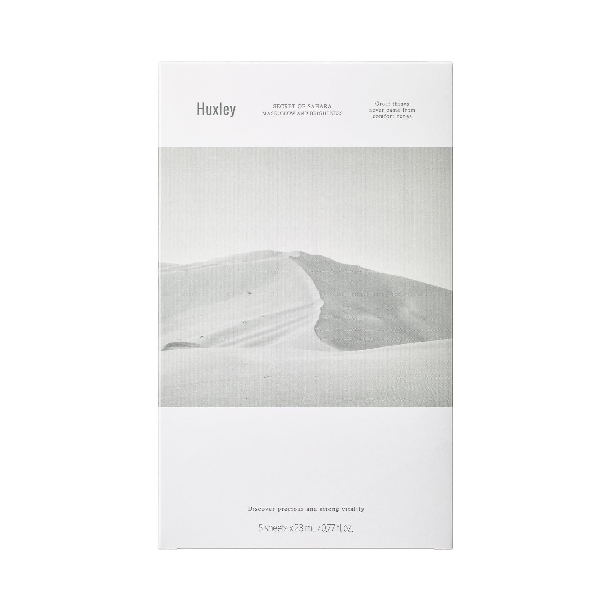 HuxleyMASK ; GLOW AND BRIGHTNESS (5 Sheets)