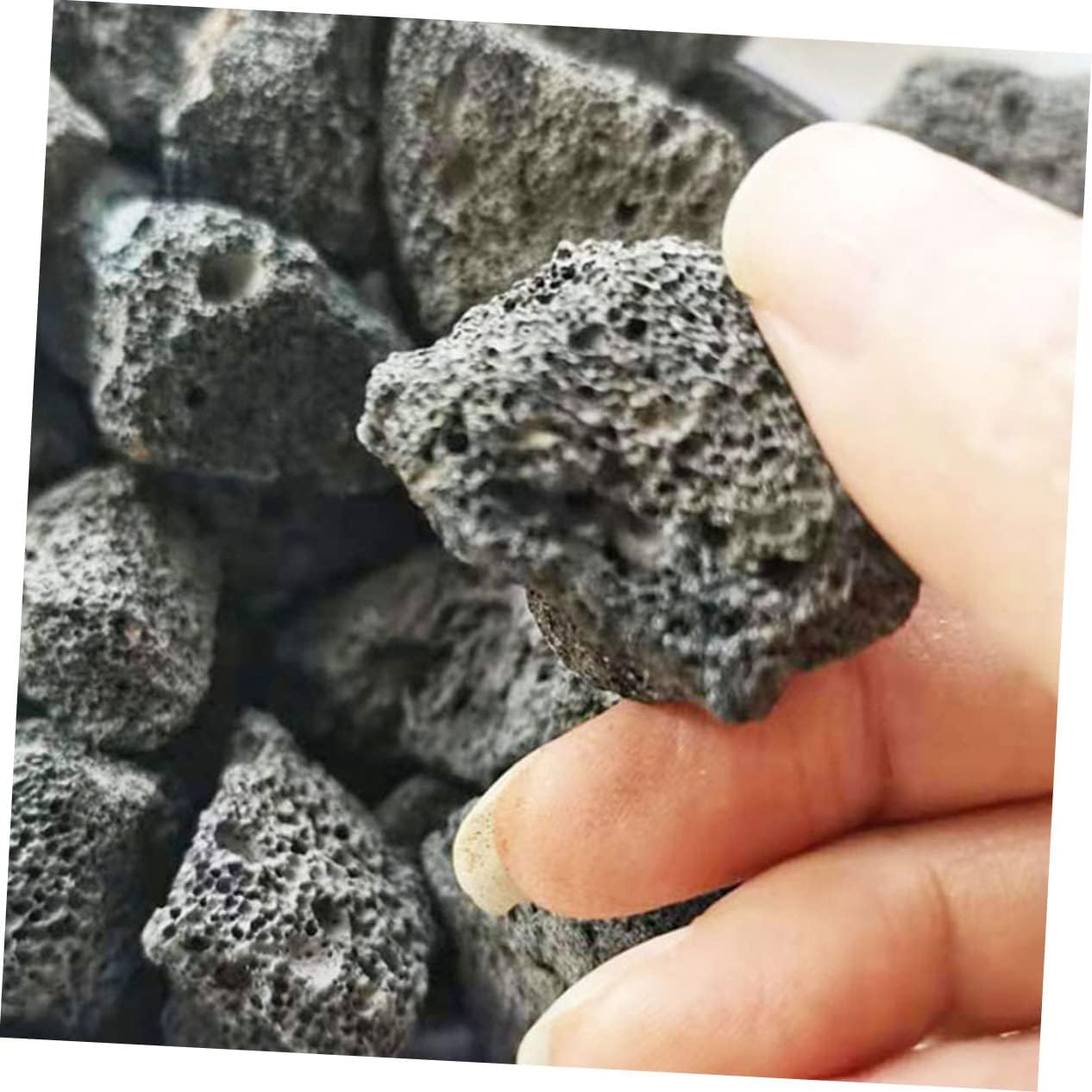 1bag Natural Volcanic Stones for Fish Tanks and Irregular Aquarium Rocks for Decoration Safe for Fresh Volcanic