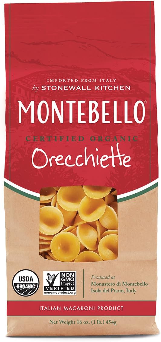 Organic Orecchiette Premium Italian Pasta, 16 oz.