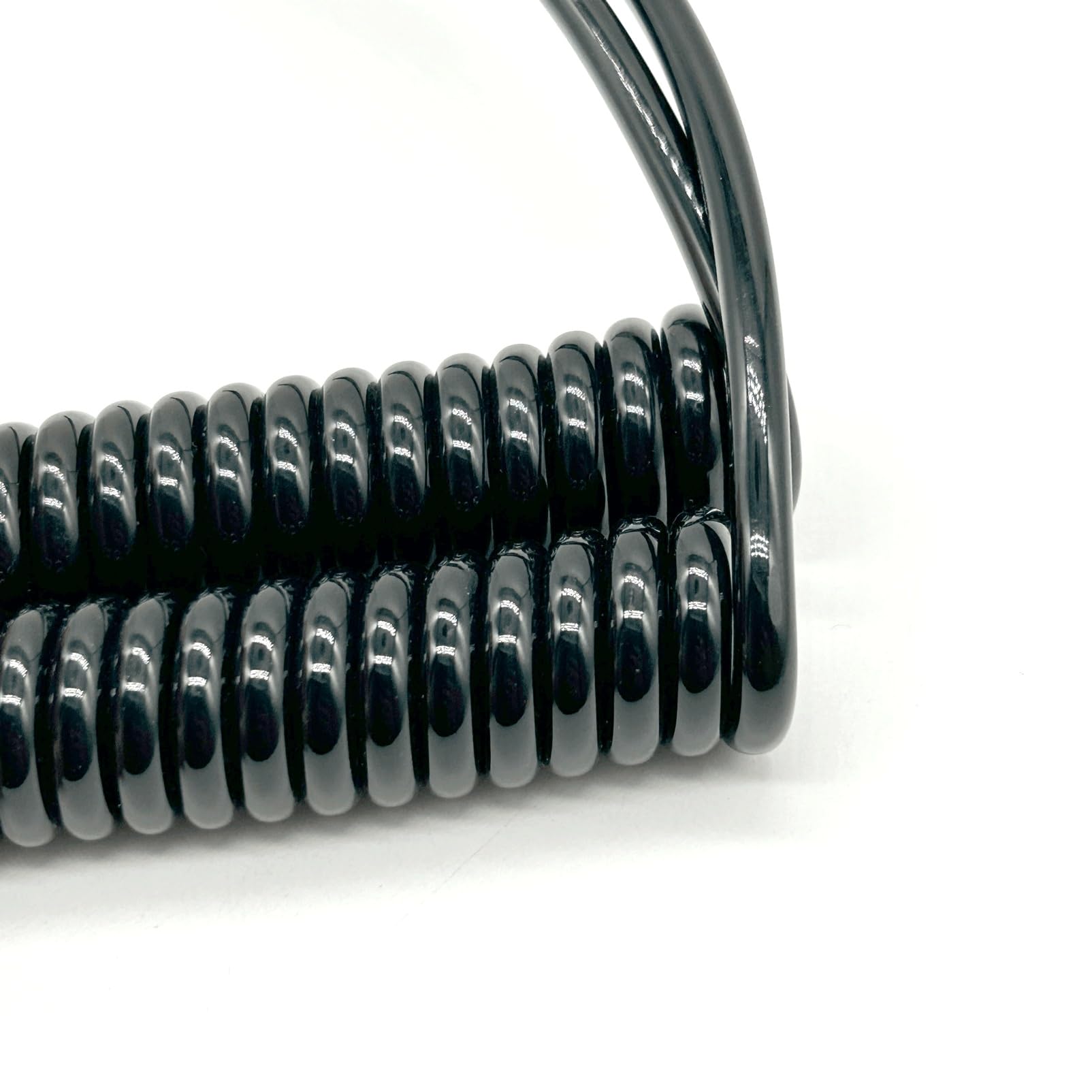 6-rdzeniowy kabel sprężynowy odporny na zimno elastyczny 5 metrów hydrauliczny podnośnik chowany elektryczny spirala elastyczna elastyczna (20AWG)