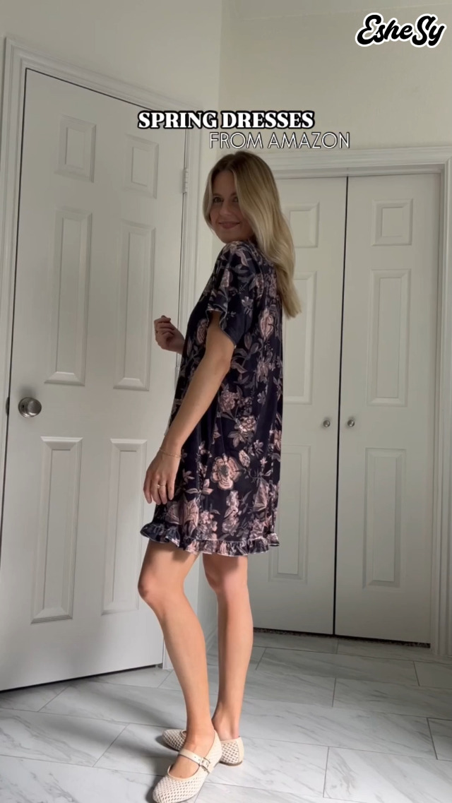 Amazon.com: EsheSy Women's Button Down Shirt Dress Short