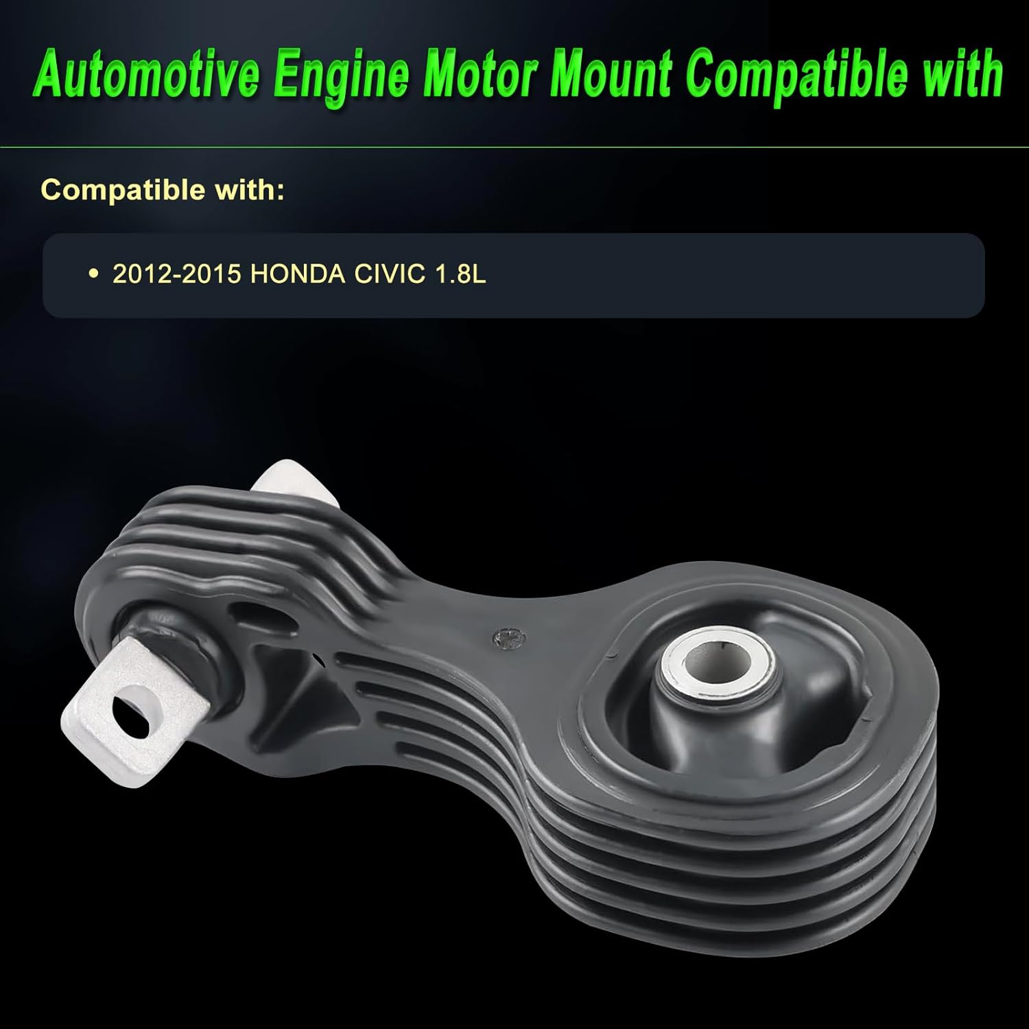 Front Torque Strut Mount Compatible with 2012-2015 Civic 1.8L ,Engine Motor Mount Replacement for A65048 9748 50890TR0A81