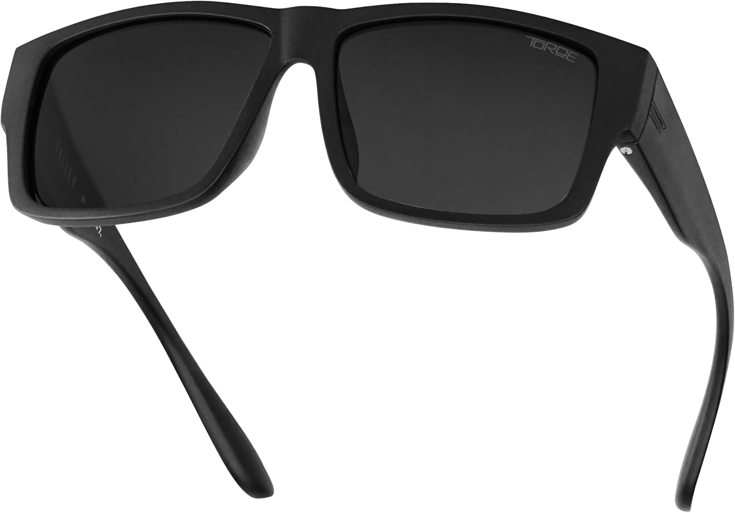 TOROE Z87+ Polarized Safety Sunglasses Matte Black TR90 Frame, ANSI Rated Lens