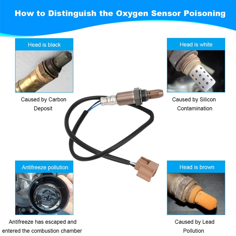 JDMON 1PCS O2 Oxygen Sensor Replacement for 2011-2014 Nissan 370z, Altima, NV1500, Sentra, Infiniti Ex35 Compatible with 234-9135, 19316342