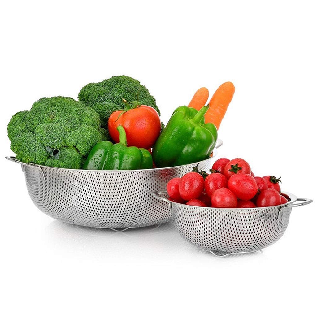 Conjunto De Colador De Cocina De Acero Inoxidable De 3 Piezas, Herramientas Útiles Cuando Cocina