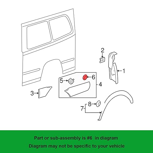 Miniatura 3 de OAUTOO Clip de moldeo lateral 50 piezas para VW 2E1867289C y Mercedes-Benz 0029918570