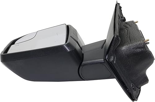 Miniatura 5 de Kool Vue - Espejo calefactable para el lado del conductor para Ford F-150 2015-2017, plegado manual con luz de señal y vidrio de observador; sin