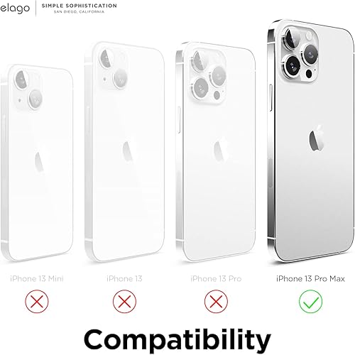 Miniatura 6 de elago - Funda compatible con iPhone 13 Pro Max, funda de silicona líquida, funda protectora de cámara de cuerpo completo, a prueba de golpes, funda