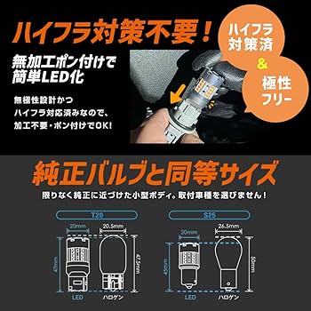 sunturnⅡ LED ウインカー アンバー T20 サンターン 新品未使用 2200