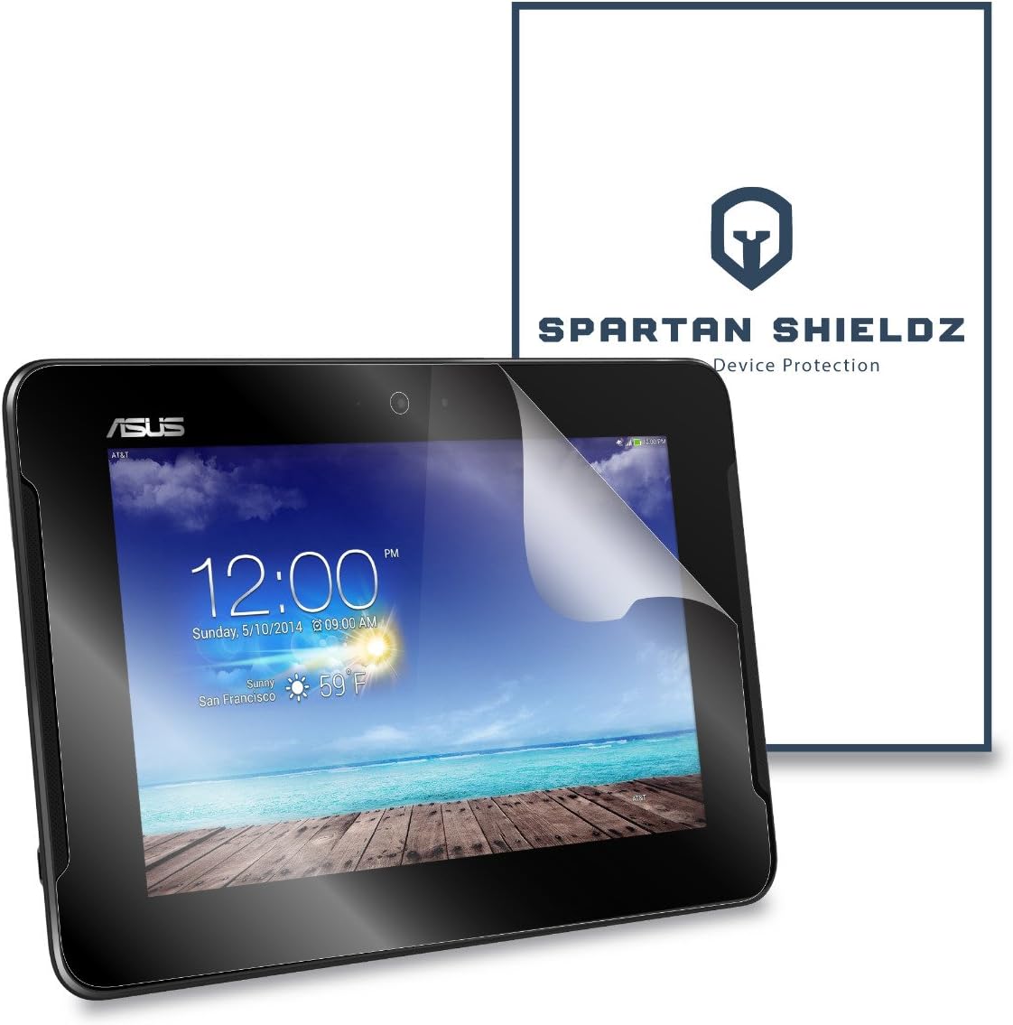 6X - Spartan Shieldz Premium HD Screen Protector Cover for Asus PadFone X Tablet - 6X