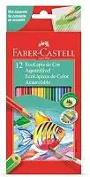 EcoLápis Aquarelavel 12 Cores, Faber-Castell, 120212G, Grafite