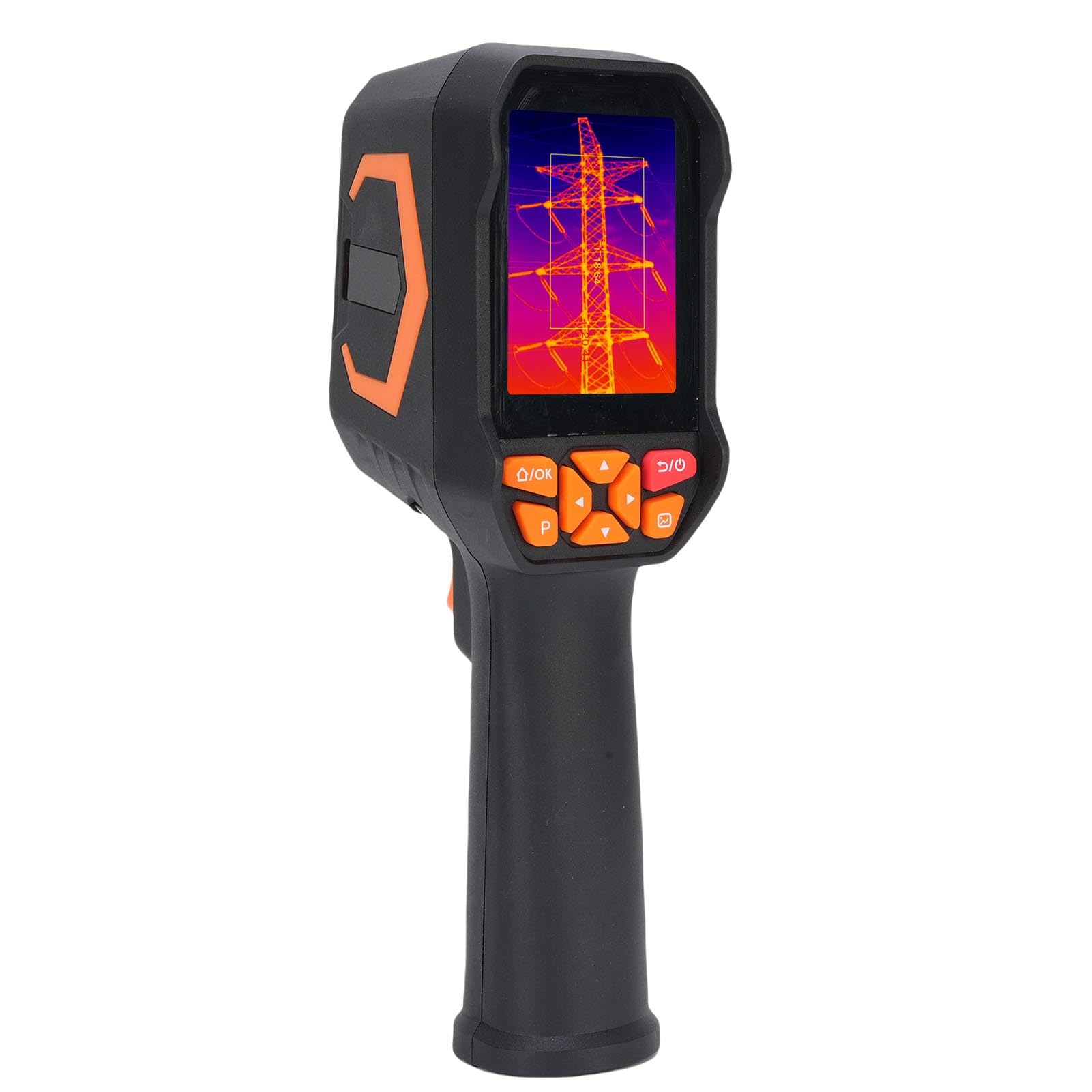 LICAEVEY Cámara de Imagen Térmica Portátil, 120 X 90 Resolución -20 ℃ a 550 ℃, Cámara Infrarroja de Almacenamiento de 8 GB con Software de Análisis para la Inspección del Edificio de