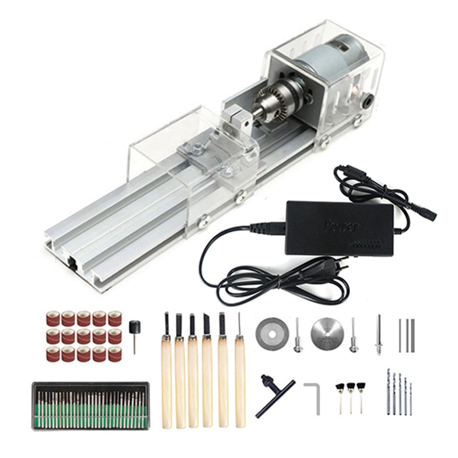 Buy Power Tools Mini Beads Machine Miniature Lathe Woodworking DIY