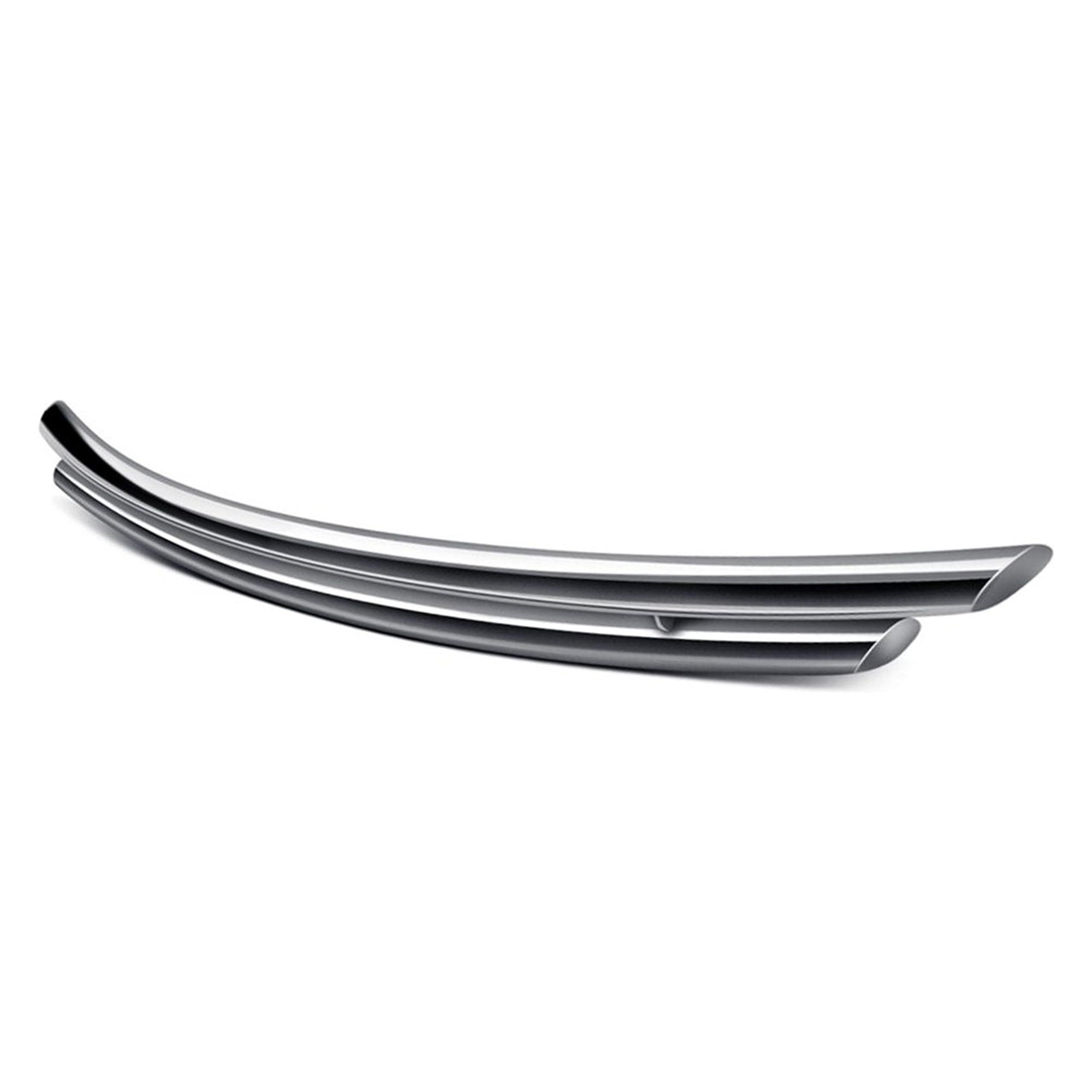 Black Horse Rear Bumper Guard Double Layer Stainless Steel Compatible with 2015-2019 Nissan Murano-8D118503SS-DL