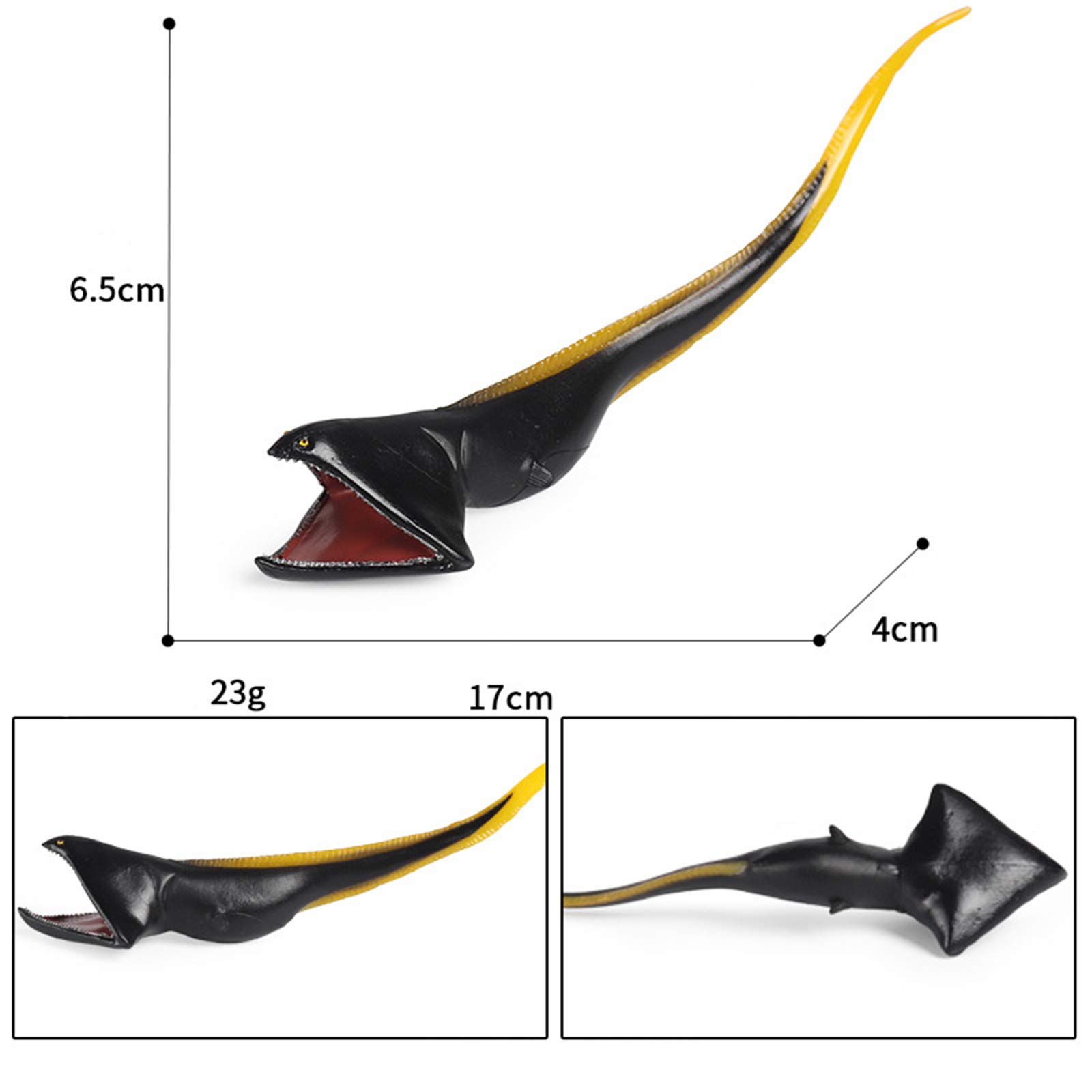 フクロウナギ　Pelican Eei フィギュア　サファリ社　全長23㎝　深海魚 フクロウナギ Pelican Eei フィギュア サファリ社 全長23㎝ 深海