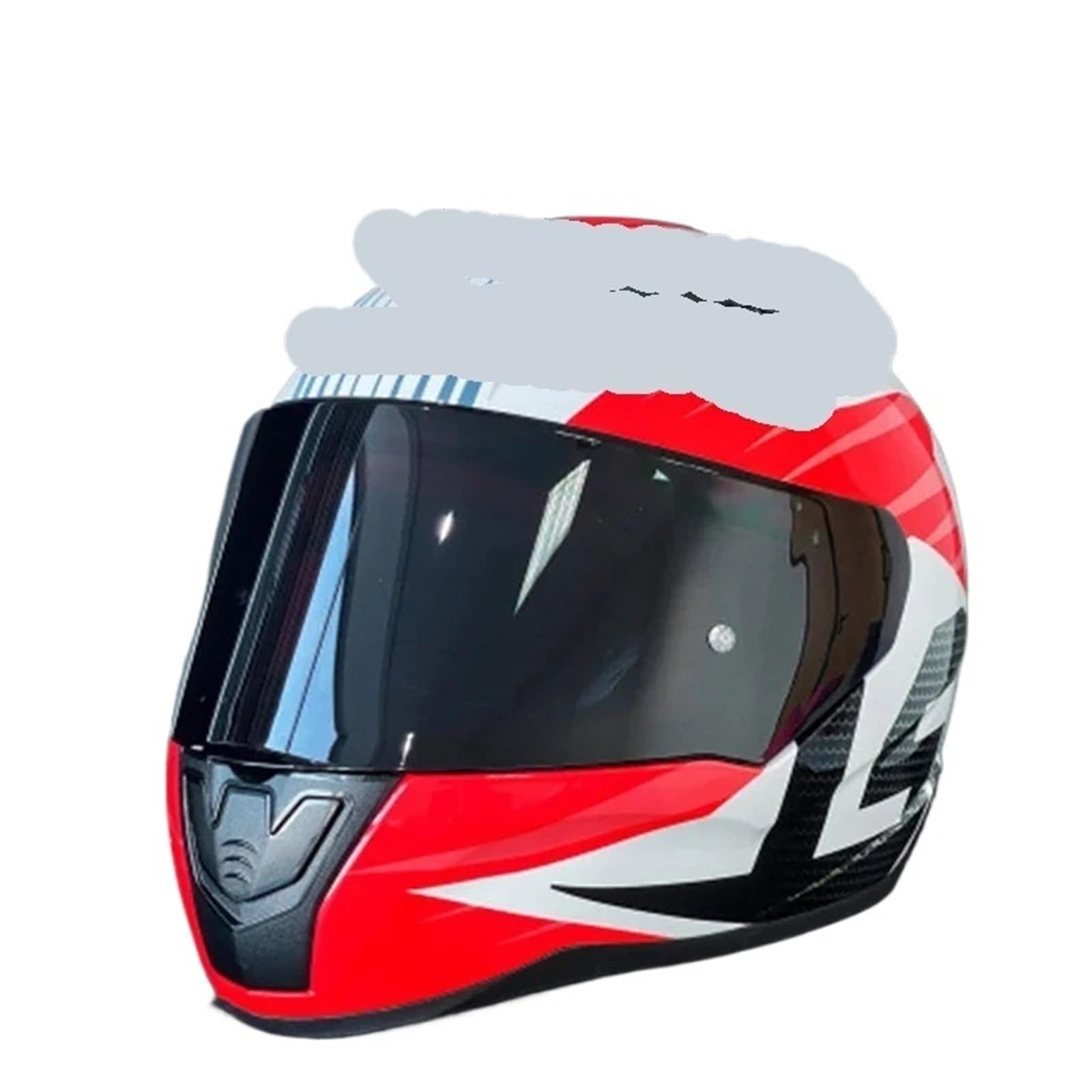 Visera para casco de moto Viseras for casco de motocicleta, reemplazo lente adicional, negro iridio plateado(Black)
