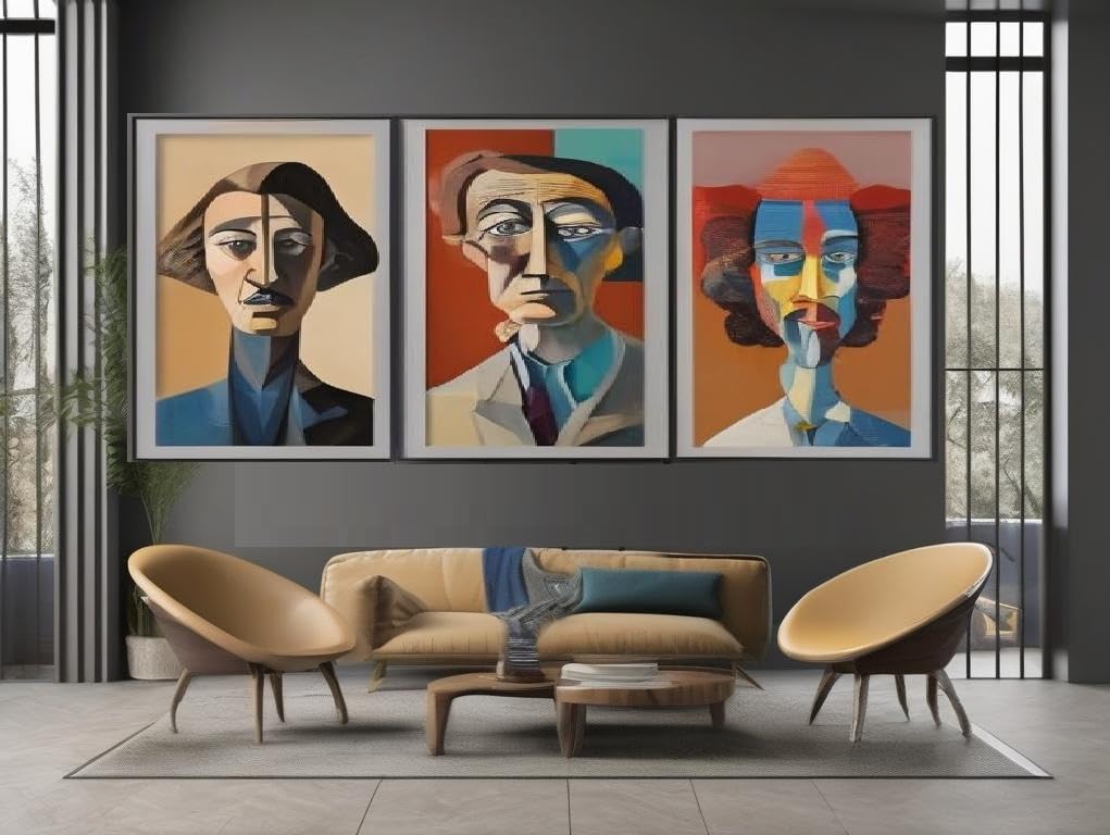 Tableau Pablo Picasso triptyque 3 posters pour habiller un mur vide - 8