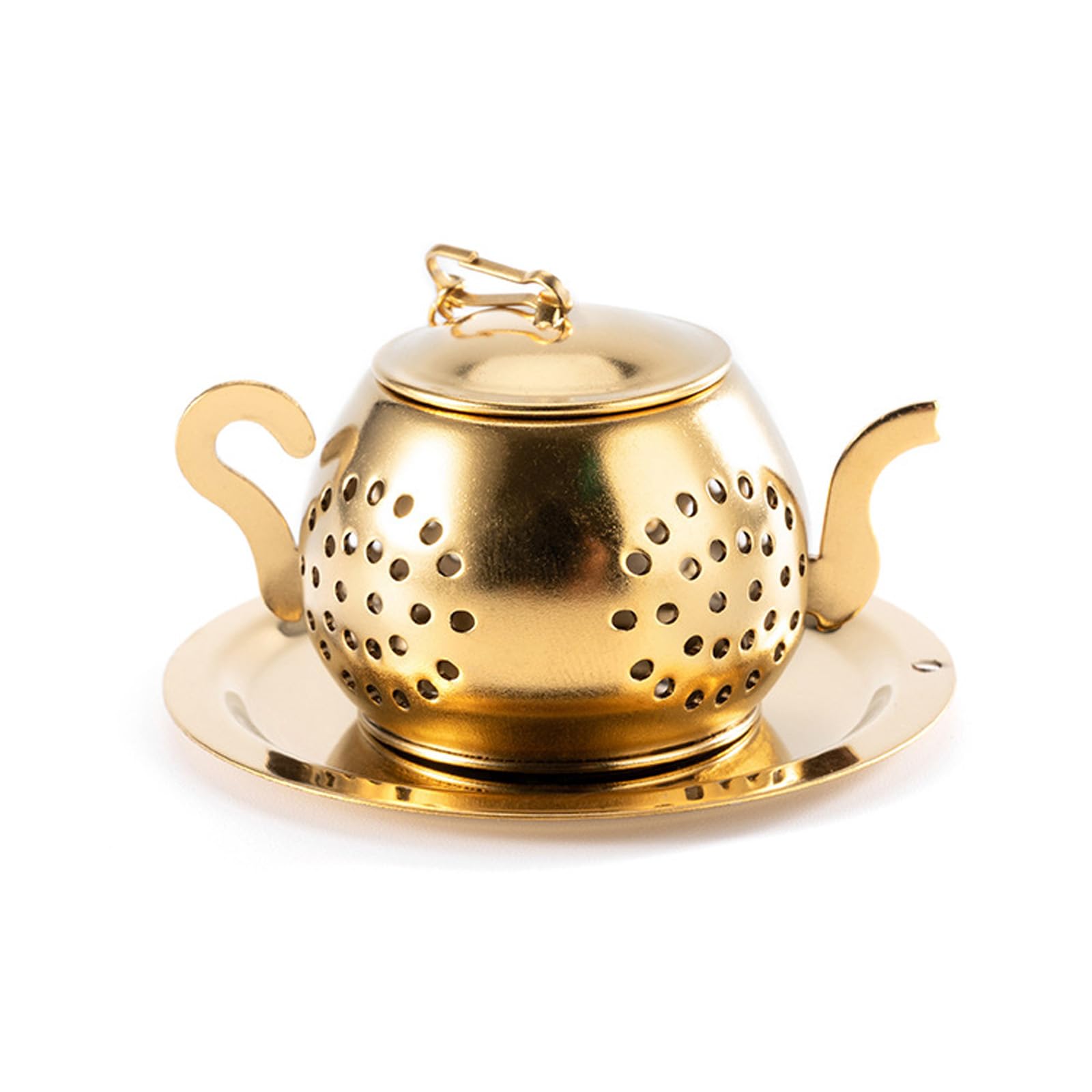 Elnwnnkc Simple Design Teapot with Removable Lid and Built in Tea Strainer Filter 304 Nonrust Steel for Efficient Filtration Modern Tea Filter