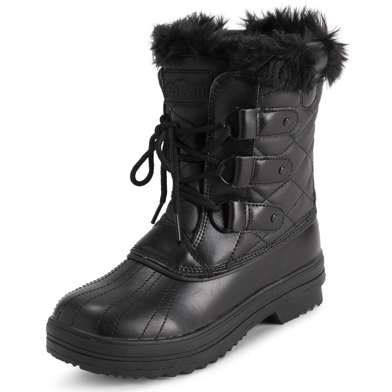 Polar Donna Neve Avvio Nylon Short Inverno Pelliccia Caldo Impermeabile Avvio