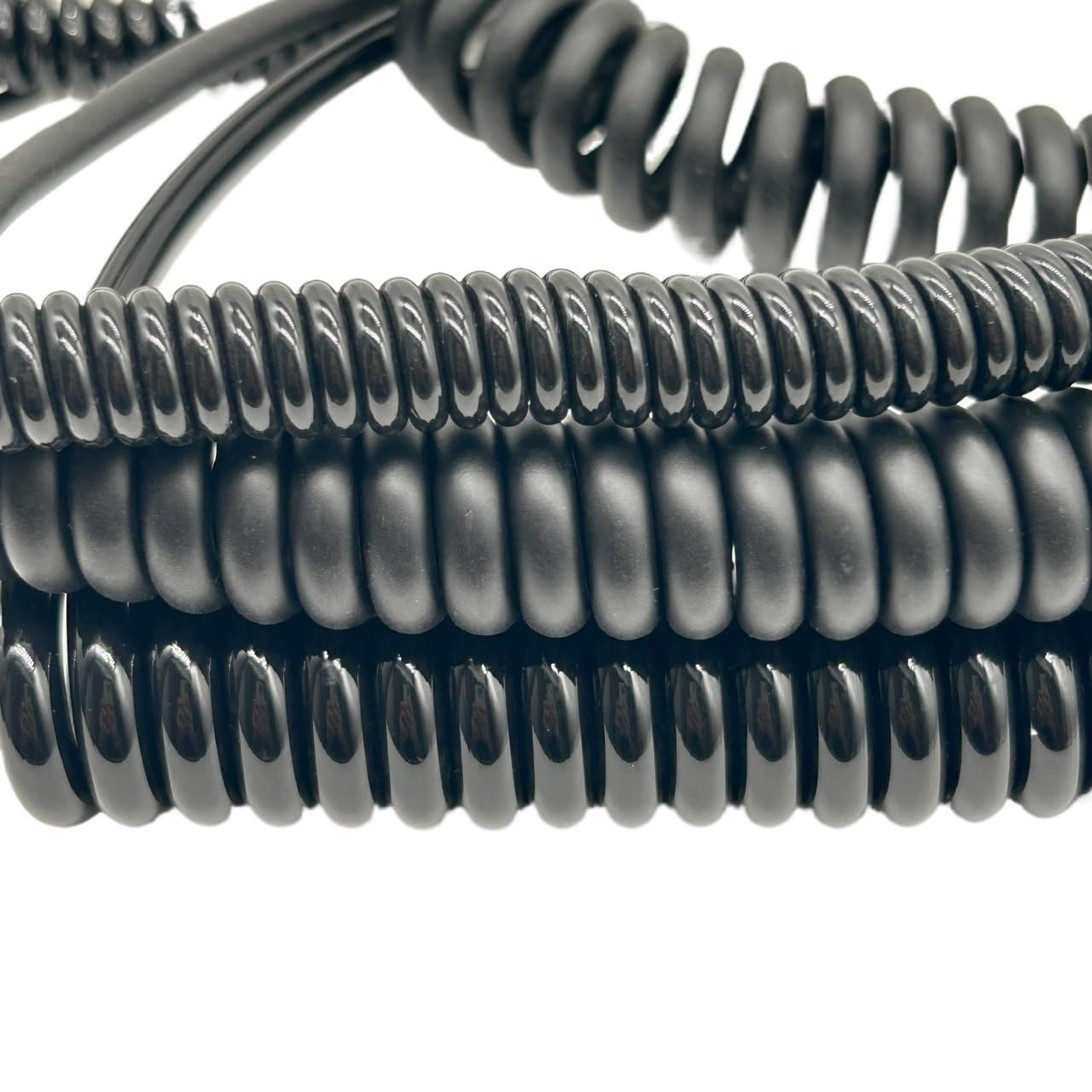 5 Meter langes Spiral-Netzkabel mit mehradrigem flexiblem Federkabel