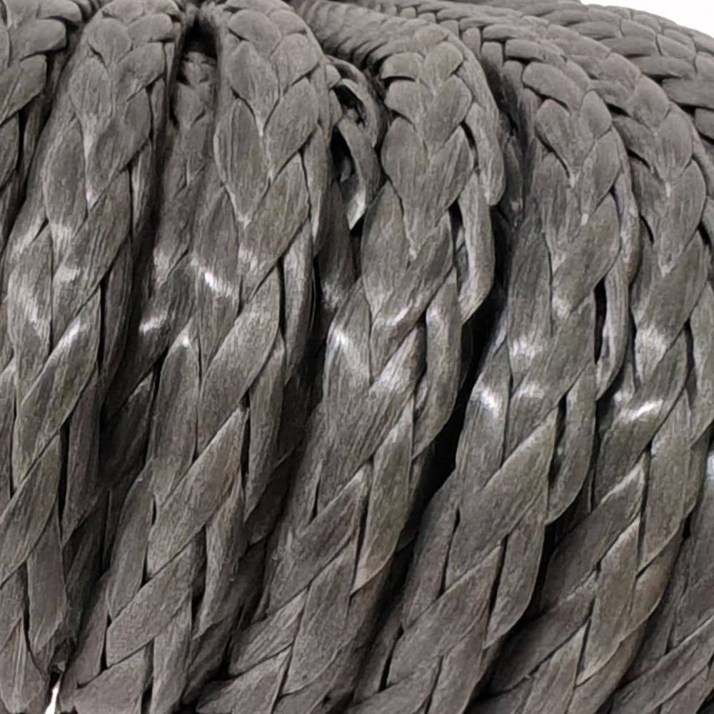 Câble treuil synthétique 6mm x 30m – UHMWPE Haute résistance (5T/10141lb) – sans Rebond, Gaine Anti-Chaleur – Idéal pour 4×4, Tout-Terrain et remorquage