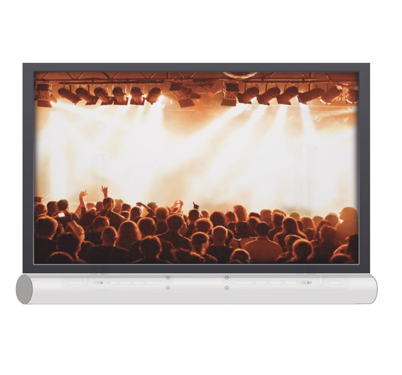 My Wall TV Soundbar uchwyt do SONOS Arc HS9L – stabilny uchwyt głośnikowy do mocowania na uchwytach TV – obciążenie do 10 kg
