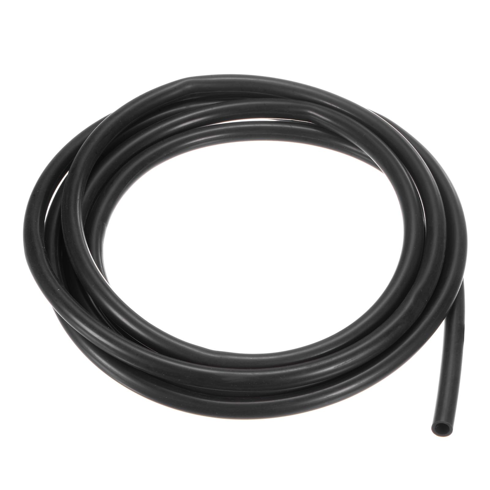 Silicone Tubing, 9/32"[7mm] ID x 7/16"[11mm] OD Flexible Silicone Rubber Tube, 10ft High Temp Water Air Hose Pipe for Pump/Liquid Transfer/Brewing/Aquaponics [Black]