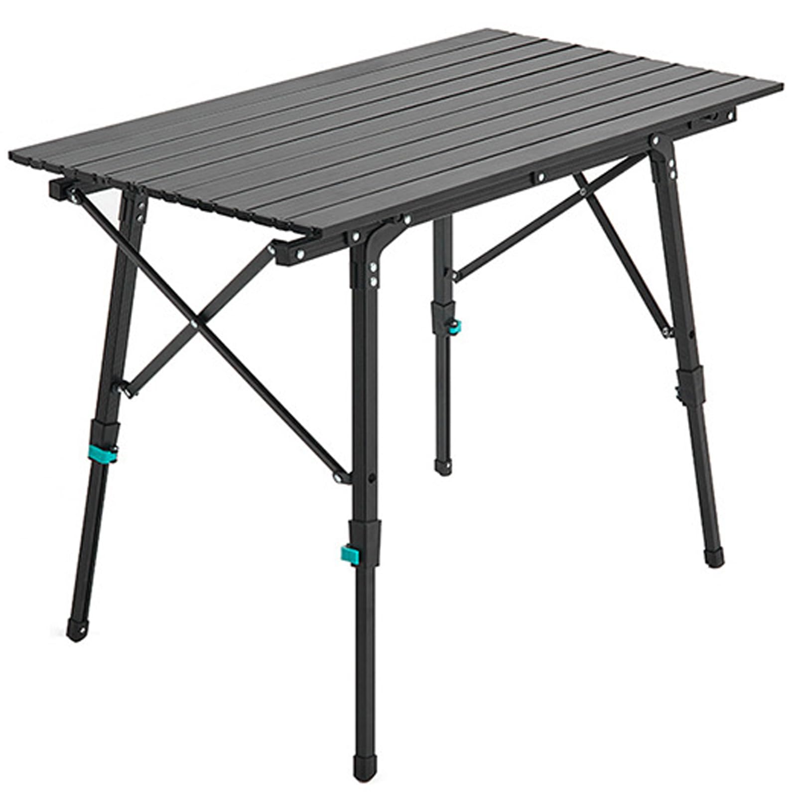 Table de camping pliante pour pique-nique portable et légère en alu