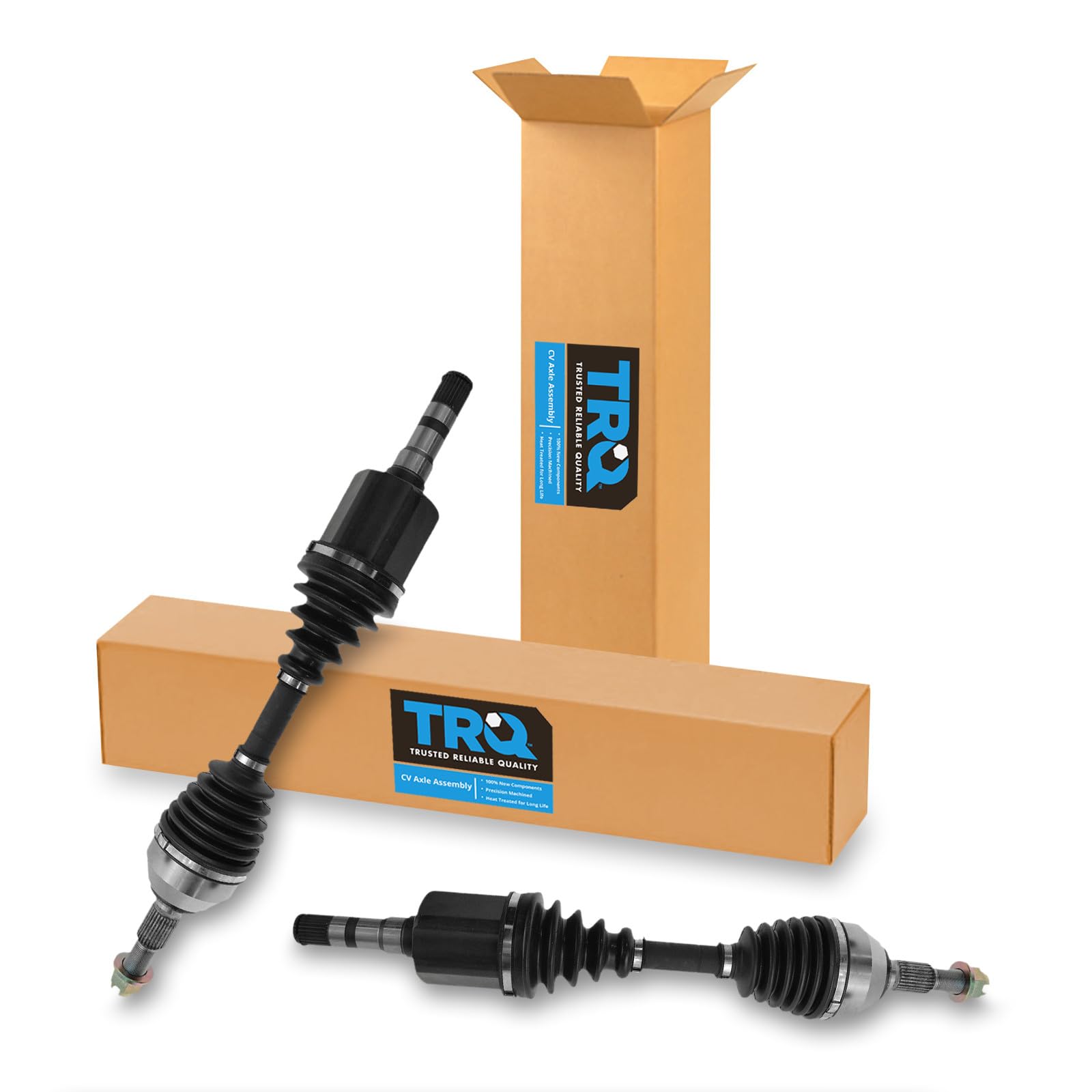 TRQ Front Driver and Passenger Side CV Axle Assembly Set 2 Piece