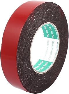 uxcell 30mm x 1mm 10 Meters Length Car Double Sided Self Adhesive Shock Resistant Foam Tape Red