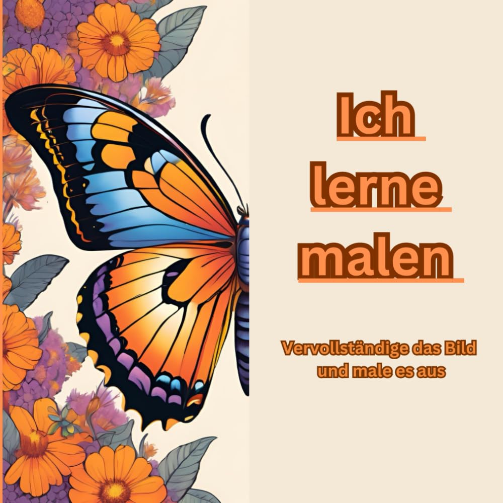 Ich lerne malen: Vervollständige das Bild und male es aus