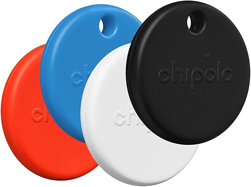 Etiqueta de seguimiento Chipolo POP - Colorida, compatible, rastreador Bluetooth fuerte con función de llamar a tu teléfono y alertas de fuera de