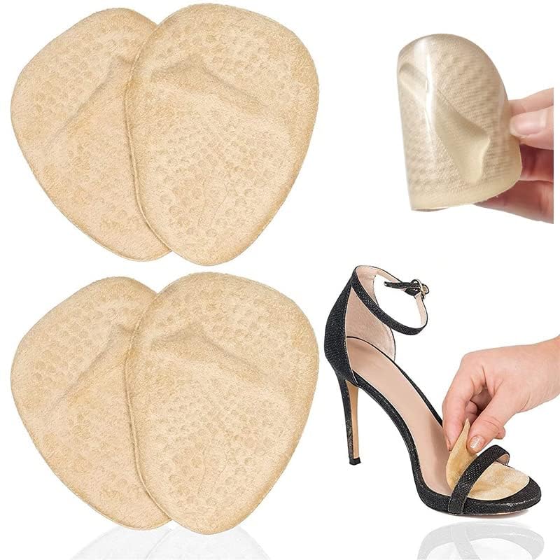 HOME CUBE Ball of Foot Cushions Metatarsal Pads (2 Pairs) For Women, Non-Slip High Heel Cushion Inserts Soft Gel Insole Pads For Mortons Neuroma & Metatarsal Foot Pain Relief Reusable Foot Pads (B0CRYYJQFN) Amazon Price History, Amazon Price Tracker