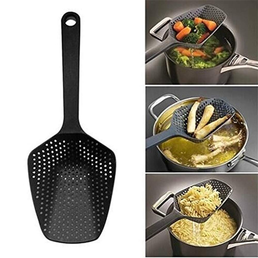 Strainer Scoop Colander Kitchen Accessories Gadgets Drain Veggies Water Scoop Portable Home Cooking Tools
