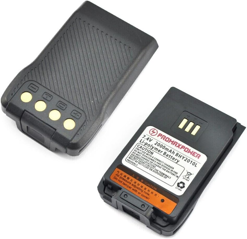 PROMAXPOWER Two Way Radio 2000mAh Li-ion Battery for Hytera BL2010 BL1504 UL913 PD562 PD502 PD682G (10-Pack)