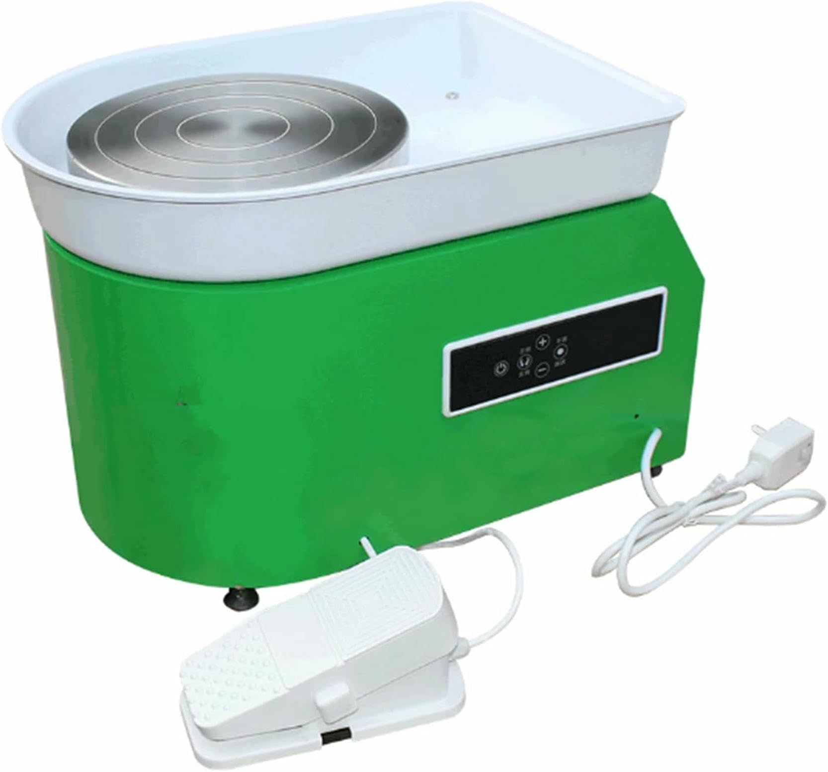Macchina per La Produzione di Ceramica con Ruota in Ceramica Elettrica, 220 V 350W, Strumento di Stampo per Opere d'Arte E Addestramento in Ceramica Fai da Te