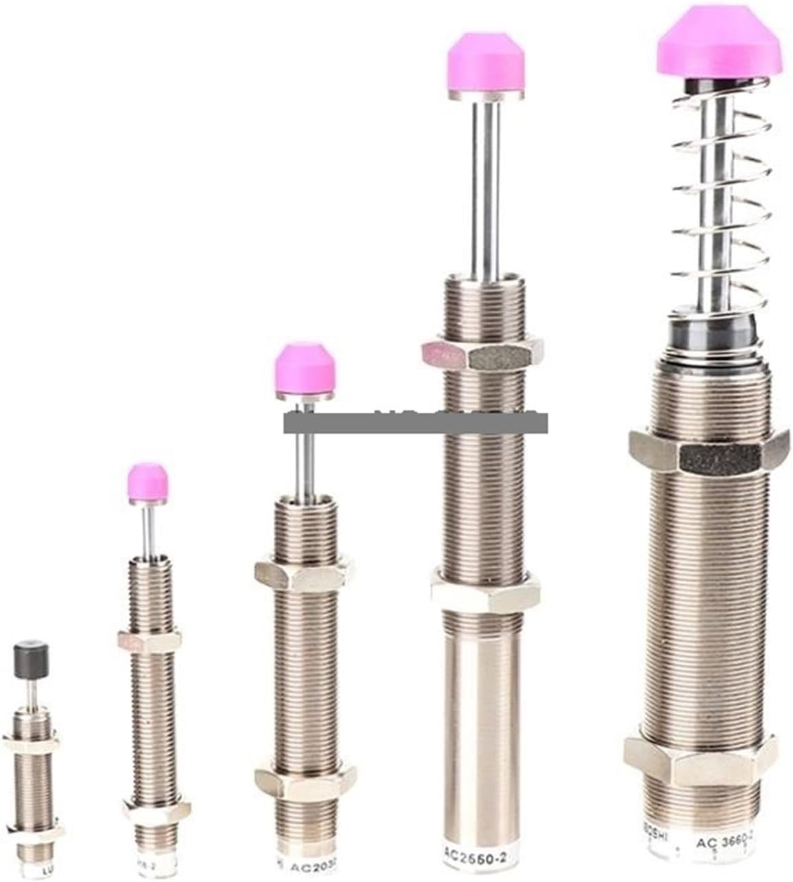 AC Oil Buffer Pneumatic Hydraulic Shock Absorber Damper AC0806 AC1005 AC1008 AC1210 AC1410 AC1412 AC1416 AC1420 AC1425 AC2025 1Pcs(AC2540)