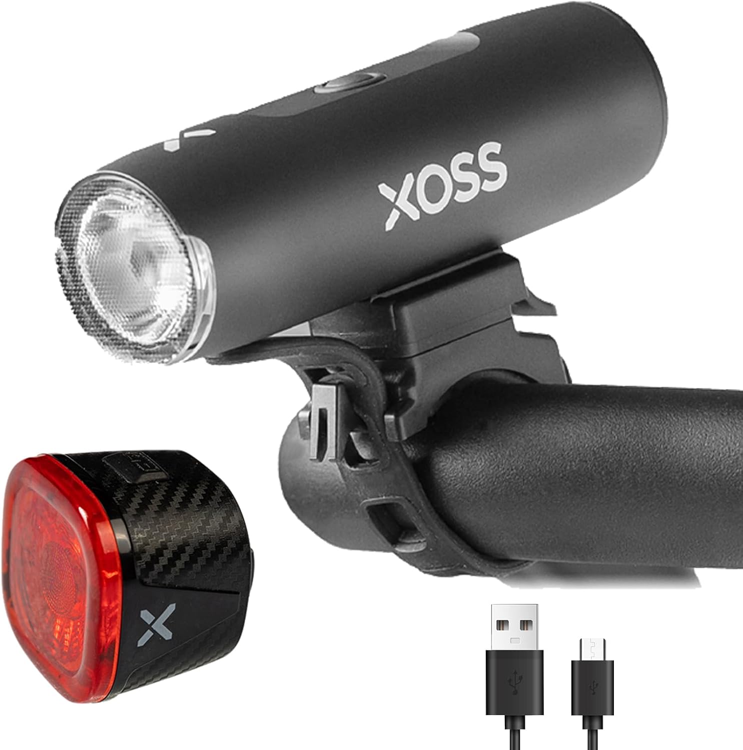 XOSS XL-800 Headlight and XR01 Taillight Set